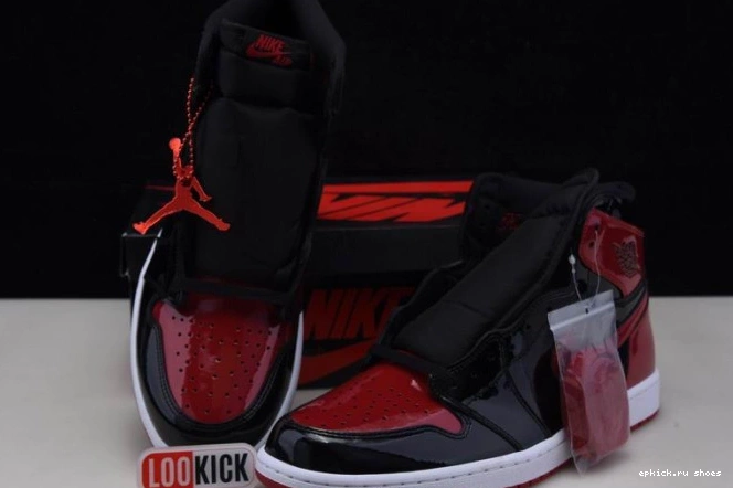 Cheap Bred Jordan Air 555088-063 High Patent 1 OG 0820